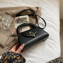 Load image into Gallery viewer, Bolsa de mão de luxo com alça curta, em couro pu, cor sólida, para mulheres, shopper de tendências,  bolsa de ombro mensage