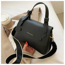 Load image into Gallery viewer, Bolsa de mão feminina com design de couro, bolsa de ombro em couro pu de qualidade, moda feminina, nova,