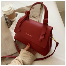 Load image into Gallery viewer, Bolsa de mão feminina com design de couro, bolsa de ombro em couro pu de qualidade, moda feminina, nova,