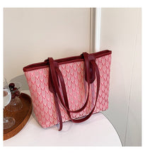 Load image into Gallery viewer, Bolsa de mão feminina luxuosa, bolsa de ombro com alça axilas Bolsa de mão feminina luxuosa, bolsa de ombro com alça axilas Bol