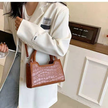 Load image into Gallery viewer, Bolsas femininas de design de marca high-end, grande capacidade de moda de um ombro tote tote para baixo bolsas femininas