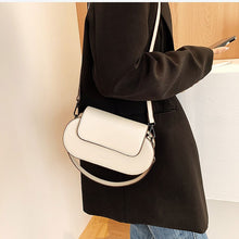 Load image into Gallery viewer, Bolsas femininas designer pequeno couro do plutônio ombro crossbody bolsas luxo 2022 baguette shopper bolsas com cinto longo