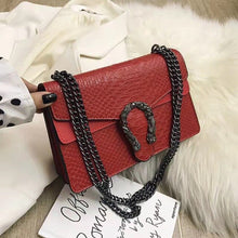 Load image into Gallery viewer, Bolso de hombro con cadena para mujer, bandolera de moda para chicas, informal, sencillo, con personalidad, cuadrado pequeño, 20