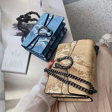 Load image into Gallery viewer, Bolso de hombro con cadena para mujer, bandolera de moda para chicas, informal, sencillo, con personalidad, cuadrado pequeño, 20