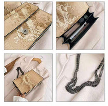 Load image into Gallery viewer, Bolso de hombro con cadena para mujer, bandolera de moda para chicas, informal, sencillo, con personalidad, cuadrado pequeño, 20