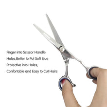 Load image into Gallery viewer, Brainbow 6 inch Cutting Thinning  Styling Tool Hair Scissors Stainless Steel Salon Hairdressing Shears Regular Flat Teeth Blades