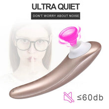 Load image into Gallery viewer, Breast Massager Clitoris Vagina Stimulator Tongue Clit Sucking Vibrator Adult Sex Toy for Women Oral Tongue Nipple Vibrator