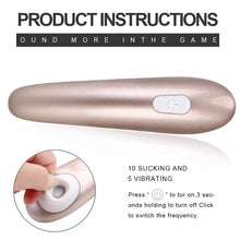 Load image into Gallery viewer, Breast Massager Clitoris Vagina Stimulator Tongue Clit Sucking Vibrator Adult Sex Toy for Women Oral Tongue Nipple Vibrator