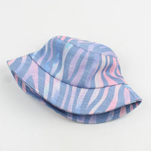 Load image into Gallery viewer, Bucket Hat Multicolor Stripes Pattern Hat Sunscreen Adjustable Packable Wide Brim Cap Fisherman Beach Travel Fashion Outdoor Cap