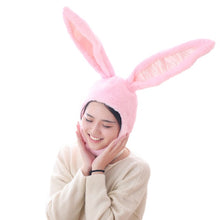 Load image into Gallery viewer, Bunny Ears Hat  Bunny Hood Halloween Party Cosplay Women Girls Long Cap Plush Rabbit Ears Hat Headgear
