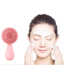 Load image into Gallery viewer, CE Certificatio Skin Deep Washing Massage Silicone Face Cleaner Electric Multi-functional Brush Facial Cleansing Instrument