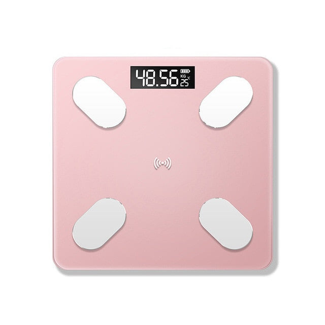 CE Certification Body Fat Scale Smart BMI Scale LED Digital Bathroom Wireless Weight Scale Balance bluetooth APP Android IOS