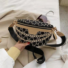 Load image into Gallery viewer, Cadeia Pequeno saco da cintura Packs Fanny 2021 das Mulheres da  Moda inverno Feminino Telefone Bolsas Senhoras Mensa