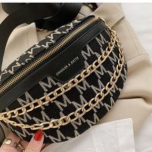 Load image into Gallery viewer, Cadeia Pequeno saco da cintura Packs Fanny 2021 das Mulheres da  Moda inverno Feminino Telefone Bolsas Senhoras Mensa