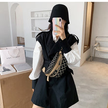 Load image into Gallery viewer, Cadeia Pequeno saco da cintura Packs Fanny 2021 das Mulheres da  Moda inverno Feminino Telefone Bolsas Senhoras Mensa