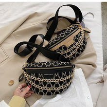 Load image into Gallery viewer, Cadeia Pequeno saco da cintura Packs Fanny 2021 das Mulheres da  Moda inverno Feminino Telefone Bolsas Senhoras Mensa