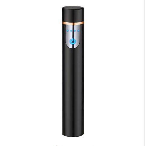 Can be placed ciggarettes case USB lighter electric lighter smart mute electronic smoking accessories