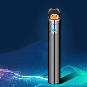 Can be placed ciggarettes case USB lighter electric lighter smart mute electronic smoking accessories