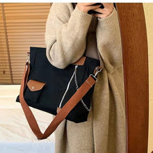 Load image into Gallery viewer, Canvas bag 2021 new trendy all-match cross-body large capacity one-shoulder special tote bag