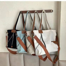 Load image into Gallery viewer, Canvas bag 2021 new trendy all-match cross-body large capacity one-shoulder special tote bag