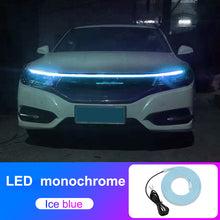 Load image into Gallery viewer, Car Hood Daytime Running Light Strip Waterproof Flexible LED Auto Decorative Atmosphere Lamp Ambient Backlight 12V Universal