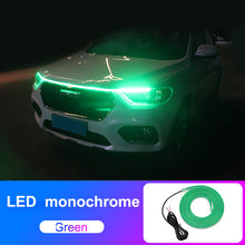 Load image into Gallery viewer, Car Hood Daytime Running Light Strip Waterproof Flexible LED Auto Decorative Atmosphere Lamp Ambient Backlight 12V Universal