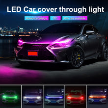 Load image into Gallery viewer, Car Hood Daytime Running Light Strip Waterproof Flexible LED Auto Decorative Atmosphere Lamp Ambient Backlight 12V Universal