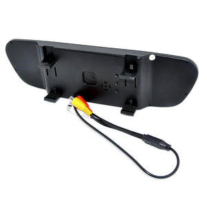 Car ccd Video Auto Parking Monitor, LED night Reversing CCD Car Rear View Camera With 4.3 inch Car Rearview Mirror Monitor
