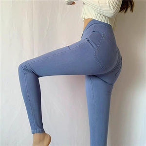 Cargo pants women Y2k 2021 New Women Clothing Skinny Plus Elastic Jeans Woman High Waist Sexy Hip White Pants Fashion Women