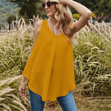 Load image into Gallery viewer, Casual Sleeveless White Lace Tops And Blouse Women 2021 Summer Loose Sexy Blackless Woman Shirt Beach Top