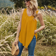 Load image into Gallery viewer, Casual Sleeveless White Lace Tops And Blouse Women 2021 Summer Loose Sexy Blackless Woman Shirt Beach Top