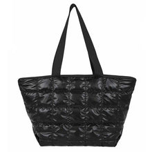 Load image into Gallery viewer, Casual para baixo algodão sacos de ombro das mulheres bolsas de designer de náilon senhoras grande capacidade espaço almofada al