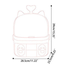 Load image into Gallery viewer, Cat Shape Plastic Makeup Storage Box Cosmetic Organizer Make Up Container Desktop Sundry Storage Case with Handle