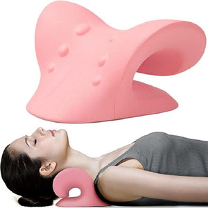Cervical Spine Stretch Gravity Muscle Relaxation Traction Chiropractic Pillow Shoulder Massage Relieve Pain Spine Correction