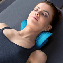 Load image into Gallery viewer, Cervical Spine Stretch Gravity Muscle Relaxation Traction Chiropractic Pillow Shoulder Massage Relieve Pain Spine Correction