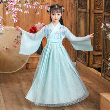 Load image into Gallery viewer, Children Fairy Chinese Style Spring and Summer Ancient Performance Clothing for Kids Cosplay Traditional Dresses Hanfu Clothes