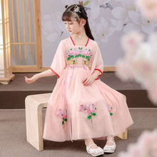Load image into Gallery viewer, Children Fairy Chinese Style Spring and Summer Ancient Performance Clothing for Kids Cosplay Traditional Dresses Hanfu Clothes