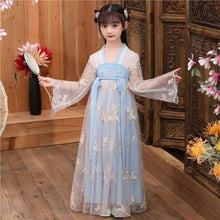Load image into Gallery viewer, Children Fairy Chinese Style Spring and Summer Ancient Performance Clothing for Kids Cosplay Traditional Dresses Hanfu Clothes