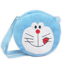 Load image into Gallery viewer, Children Plush Backpack Boy Girl Cartoon Cross Body Duck Doraemon Cute Funny Anti-lost Shoulder Bag Rope Zipper Messenger Bag