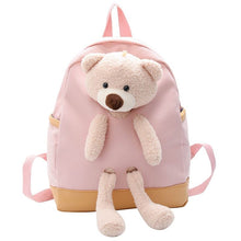 Load image into Gallery viewer, Children&#39;s Bags, New Backpacks, Cute Bear Small Backpacks, Boys and Girls, Primary School Students, Plush School Bags