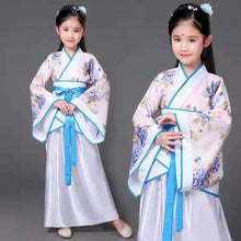 Load image into Gallery viewer, Chinese Costume Ladies Vintage Girls Festival Clothing Women Chinese Robes Dance Outfit Children Cosplay Costume Hanfu Dress Kid