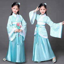 Load image into Gallery viewer, Chinese Costume Ladies Vintage Girls Festival Clothing Women Chinese Robes Dance Outfit Children Cosplay Costume Hanfu Dress Kid