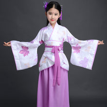 Load image into Gallery viewer, Chinese Costume Ladies Vintage Girls Festival Clothing Women Chinese Robes Dance Outfit Children Cosplay Costume Hanfu Dress Kid