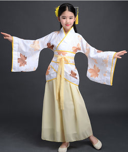 Chinese Costume Ladies Vintage Girls Festival Clothing Women Chinese Robes Dance Outfit Children Cosplay Costume Hanfu Dress Kid