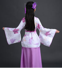 Load image into Gallery viewer, Chinese Costume Ladies Vintage Girls Festival Clothing Women Chinese Robes Dance Outfit Children Cosplay Costume Hanfu Dress Kid