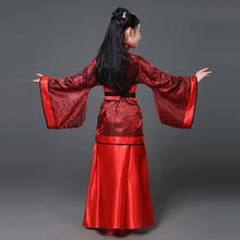 Load image into Gallery viewer, Chinese Dames Kleding Vintage Clothing for Girls Karneval New Year Hanfu Dress Kid Adult Women Dancer Costume