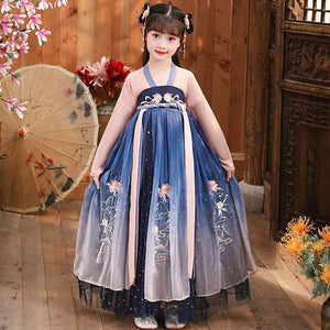 Chinese Dress Hanfu Girl Children Super Fairy Little Girl Tang Suit Costume Kids Chinese Princess Outfit Cosplay