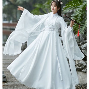 Chinese Folk Dance Hanfu Tang Dynasty Princess Cosplay Stage Wear Traditional Women Pink Outfit Costume Fairy Hanfu Dress