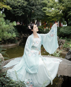 Chinese Folk Dance hanfu dress Retro Tang Dynasty Princess Cosplay Stage Wear Asian Traditional chinese Hanfu women Fairy Dress