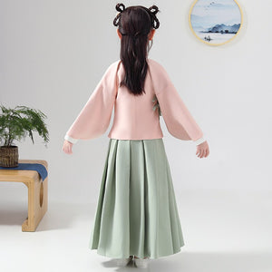 Chinese Girls Hanfu Dress Lovely Kids Photography Christmas Vintage Children Ancient Fairy Princess Photo Shoot Cosplay Gowns
